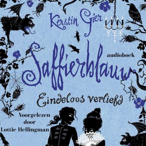Portada del audiolibro «Saffierblauw», de Kerstin Gier