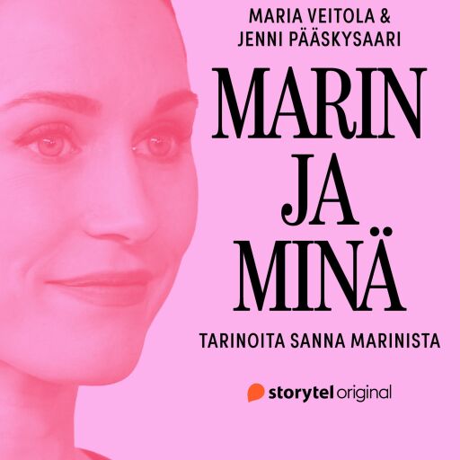 Portada del libro «Marin ja minä – Tarinoita Sanna Marinista», de Maria Veitola, Jenni Pääskysaari