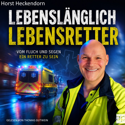 Portada del audiolibro «Lebenslänglich Lebensretter», de Horst Heckendorn