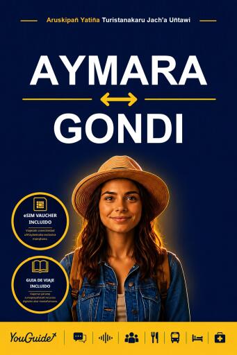 Portada del libro «The Language Guide for Travelers - Aymara to Gondi», de YouGuide