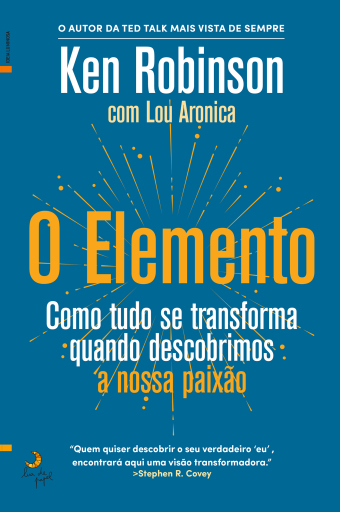 Portada del libro «O Elemento», de Ken Robinson