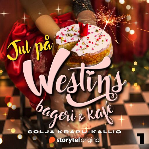 Portada del audiolibro «Jul på Westins bageri och kafé», de Solja Krapu-Kallio