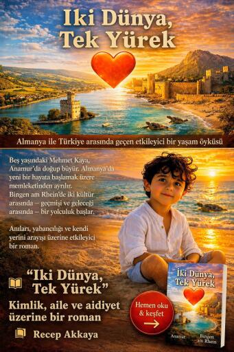 Portada del libro «iki dünya, tek yürek»