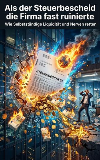Portada del libro «Als der Steuerbescheid die Firma fast ruinierte», de Alaric Vollenweid