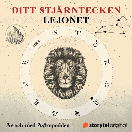 Portada del audiolibro «Lejonet», de Sofia Båth, Hannah Pilfalk