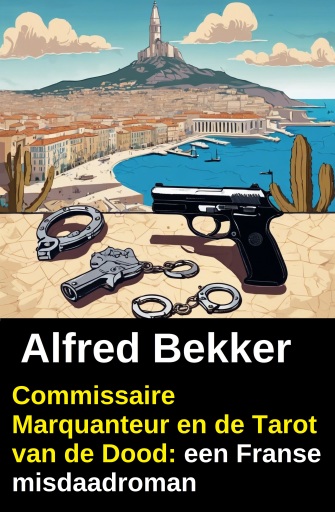 Portada del libro «Commissaire Marquanteur en de Tarot van de Dood: een Franse misdaadroman», de Alfred Bekker