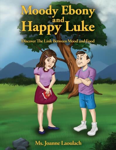 Portada del libro «Moody Ebony and Happy Luke», de Joanne Laoulach