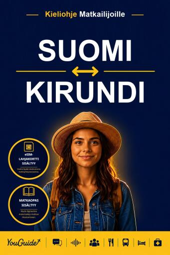 Portada del libro «The Language Guide for Travelers - Finnish to Kirundi», de YouGuide