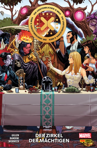 Portada del libro «DIE UNSTERBLICHEN X-MEN 1 - DER ZIRKEL DER MÄCHTIGEN», de Kieron Gillen