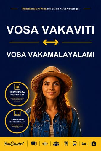 Portada del libro «The Language Guide for Travelers - Fijian to Malayalam», de YouGuide