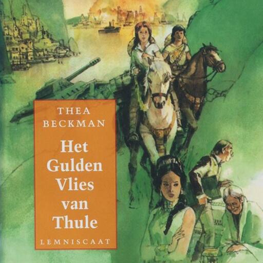 Portada del audiolibro «Het gulden vlies van Thule», de Thea Beckman