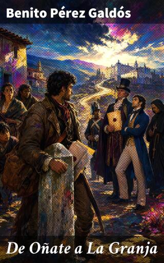 Portada del libro «De Oñate a La Granja», de Benito Pérez Galdós