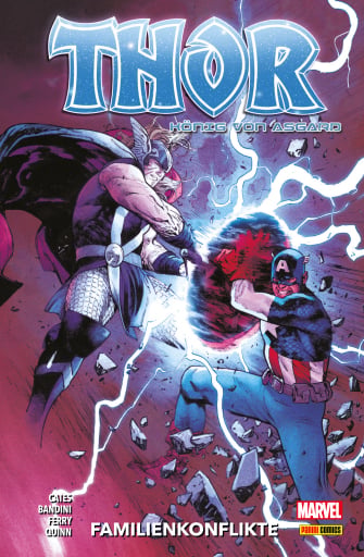 Portada del libro «THOR: KÖNIG VON ASGARD 3 - Familienkonflikte», de Donny Cates