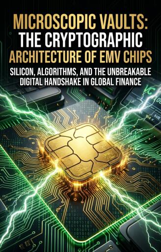 Portada del libro «Microscopic Vaults: The Cryptographic Architecture of EMV Chips», de Samuel Farrell