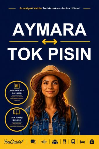Portada del libro «The Language Guide for Travelers - Aymara to Tok Pisin», de YouGuide