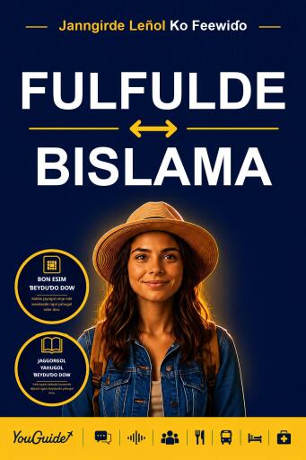Portada del libro «The Language Guide for Travelers - Fulani to Bislama», de YouGuide