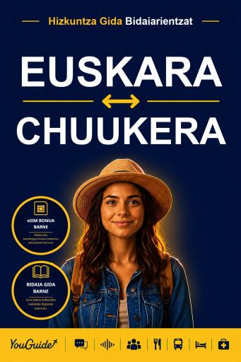 Portada del libro «The Language Guide for Travelers - Basque to Chuukese», de YouGuide