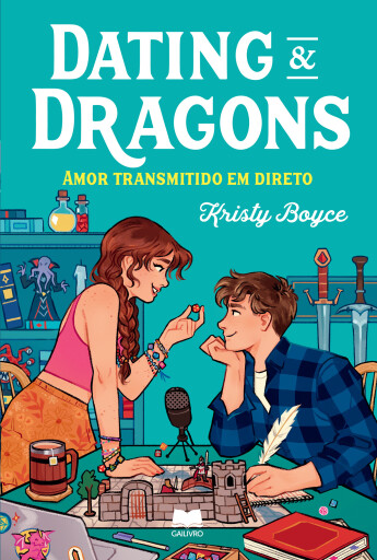 Portada del libro «Dating & Dragons», de Kristy Boyce