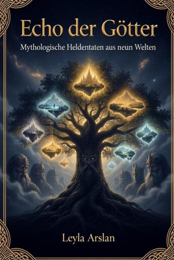 Portada del libro «Echo der Götter», de Leyla Arslan