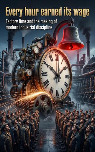 Portada del libro «Every hour earned its wage», de Nathaniel Crosswyn
