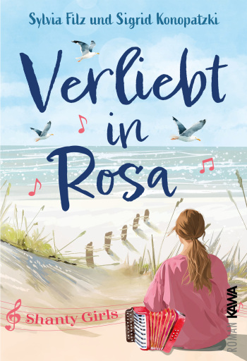 Portada del libro «Verliebt in Rosa», de Sylvia Filz, Sigrid Konopatzki