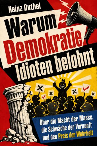 Portada del libro «Warum Demokratie Idioten belohnt», de Heinz Duthel