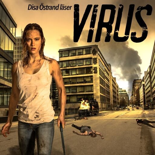 Portada del audiolibro «Virus», de Daniel Åberg