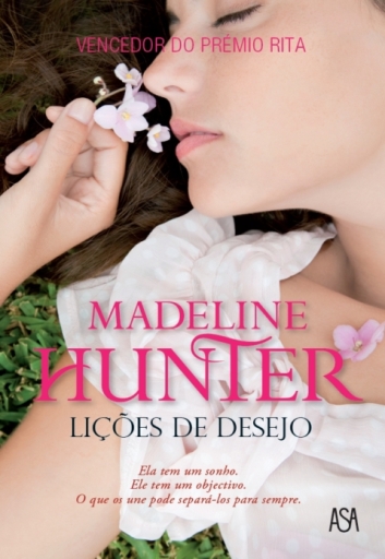 Portada del libro «Lições de Desejo», de Madeline Hunter