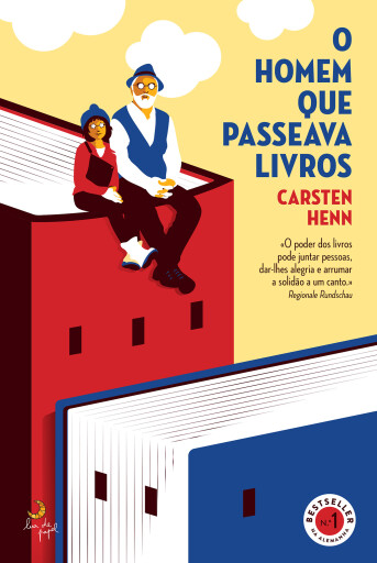 Portada del libro «O Homem Que Passeava Livros», de Carsten Henn