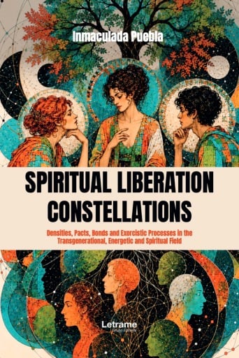 Portada del libro «Spiritual liberation constellations», de Inmaculada Puebla