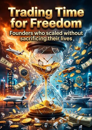 Portada del libro «Trading Time for Freedom», de Hollis Parr