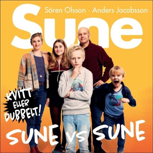 Portada del audiolibro «Sune vs Sune», de Sören Olsson, Anders Jacobsson