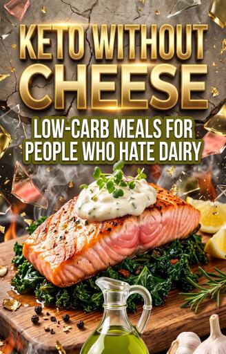 Portada del libro «Keto Without Cheese», de Rebecca Hayworth
