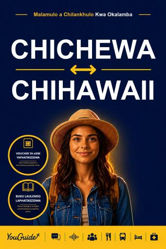 Portada del libro «The Language Guide for Travelers - Chichewa to Hawaiian», de YouGuide