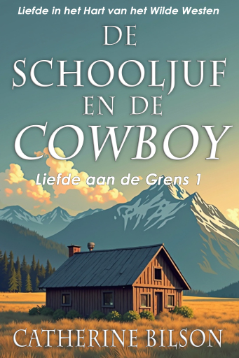 Portada del libro «De Schooljuf en de Cowboy», de Catherine Bilson