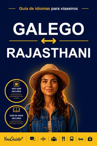 Portada del libro «The Language Guide for Travelers - Galician to Rajasthani», de YouGuide