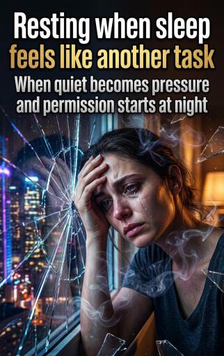 Portada del libro «Resting when sleep feels like another task», de Tyler Ashford
