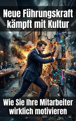 Portada del libro «Neue Führungskraft kämpft mit Kultur», de Felix Falkenhayn