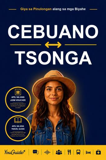 Portada del libro «The Language Guide for Travelers - Cebuano to Tsonga», de YouGuide