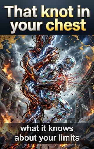 Portada del libro «That knot in your chest», de Alina Frost