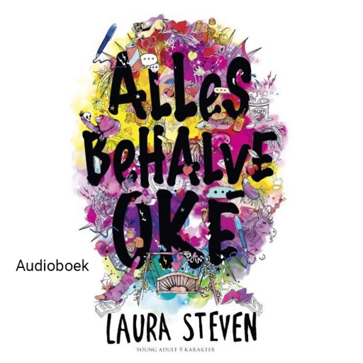 Portada del audiolibro «Allesbehalve oké», de Laura Steven