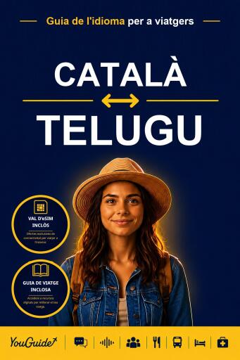 Portada del libro «The Language Guide for Travelers - Catalan to Telugu», de YouGuide