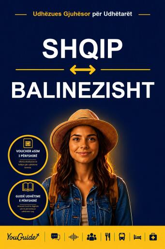 Portada del libro «The Language Guide for Travelers - Albanian to Balinese», de YouGuide