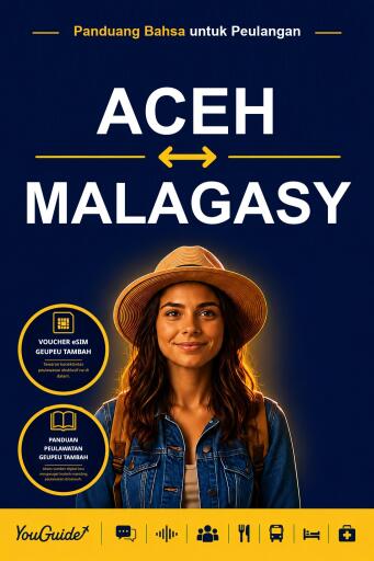 Portada del libro «The Language Guide for Travelers - Acehnese to Malagasy», de YouGuide