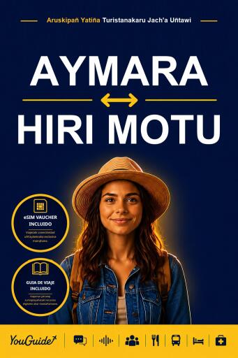 Portada del libro «The Language Guide for Travelers - Aymara to Hiri Motu», de YouGuide
