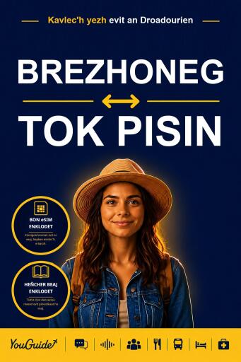 Portada del libro «The Language Guide for Travelers - Breton to Tok Pisin», de YouGuide