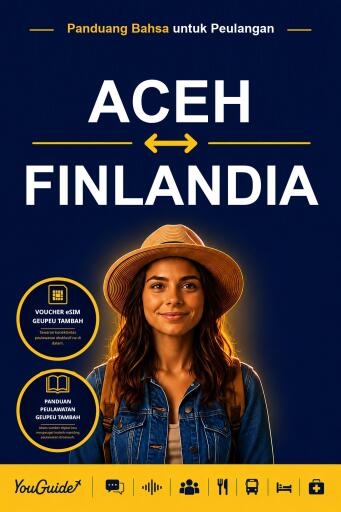 Portada del libro «The Language Guide for Travelers - Acehnese to Finnish», de YouGuide