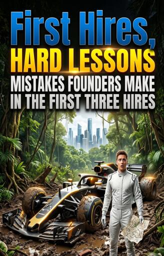 Portada del libro «First Hires, Hard Lessons», de Carla Estevez