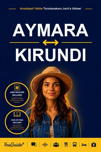 Portada del libro «The Language Guide for Travelers - Aymara to Kirundi», de YouGuide