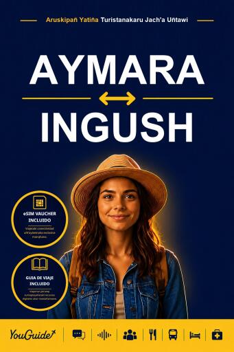Portada del libro «The Language Guide for Travelers - Aymara to Ingush», de YouGuide